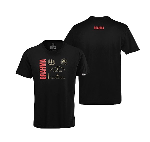 Camiseta Brahma Logo Preto