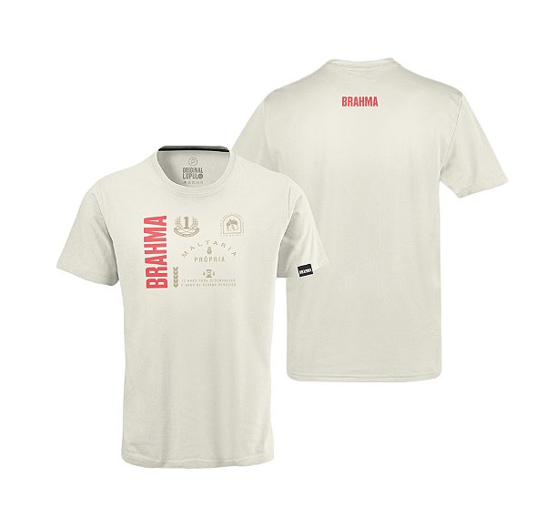 Camiseta Brahma Logo Off-white