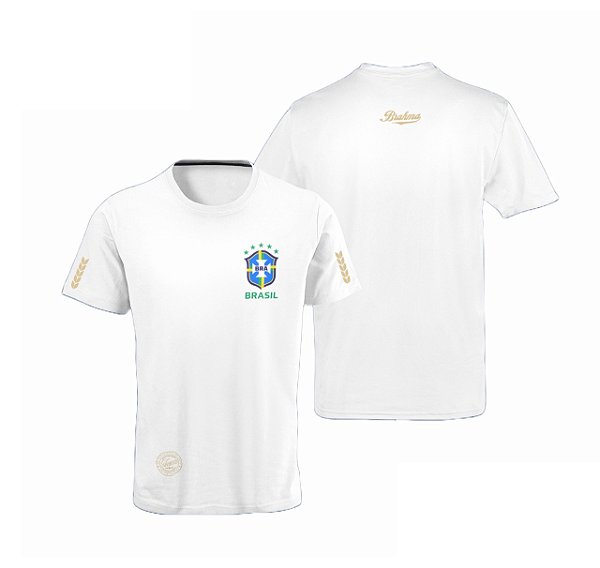 Camiseta Brahma Brasil Branco
