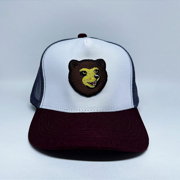 Boné Cervejaria Colorado Branco e Vinho