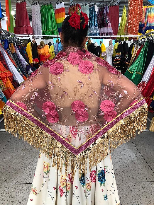 Lenço Xale Longo Feminino Renda Moda Luxo Melhores Presentes