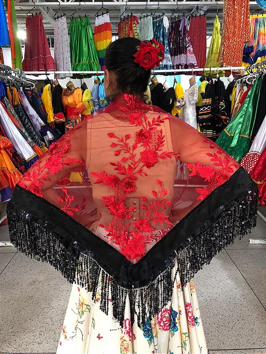 Lenço Xale Longo Feminino Renda Moda Luxo Melhores Presentes