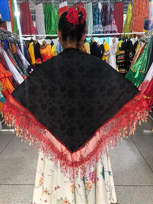 Lenço Xale Longo Feminino Renda Moda Luxo Melhores Presentes