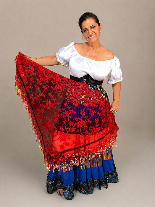 Lenço Xale Longo Feminino Renda Moda Luxo Melhores Presentes Vermelho