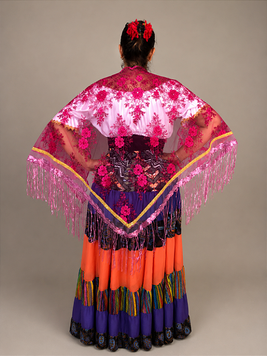 Lenço Xale Longo Feminino Renda Moda Luxo Melhores Presentes Rosa