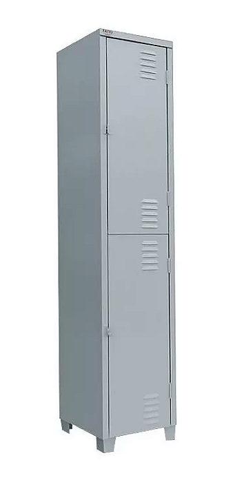 Armário Roupeiro Aço 2 portas Vestiário