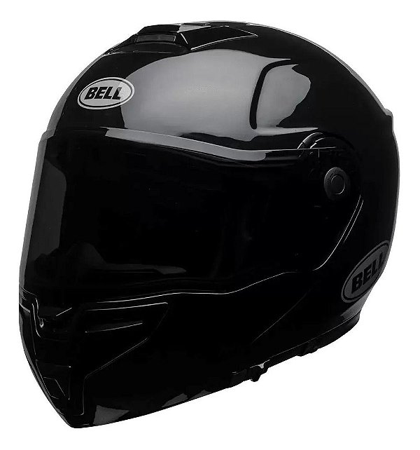 Capacete Bell Srt Modular Preto Brilhante