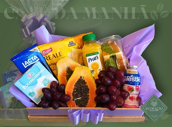 Cesta Café Fit | Café da Manhã e Tarde