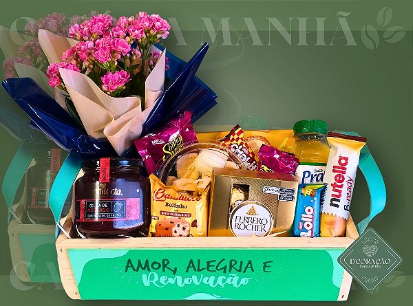 Cesta Desejos | Café da,Manhã