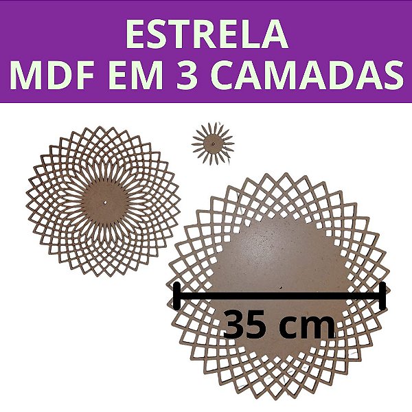 ESTRELA EM 3 CAMADAS