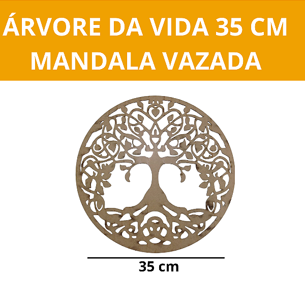 ÁRVORE DA VIDA 35 CM VAZADA