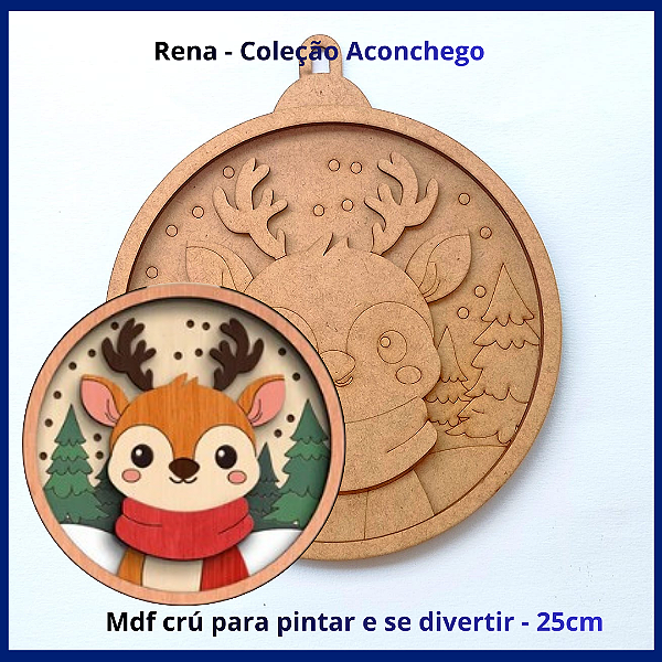 Rena - mdf crú para pintar