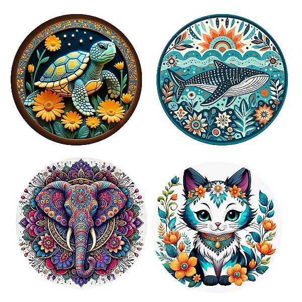 Imagens de Animais Divertidos para imprimir e colar - E-BOOK DIGITAL