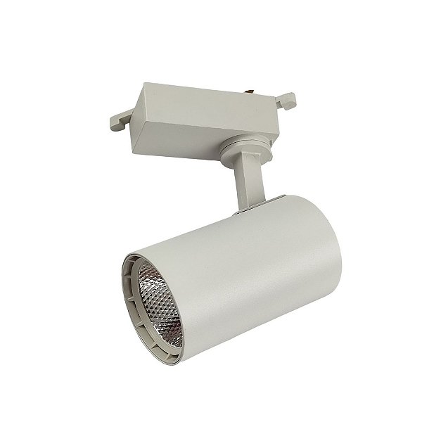 SPOT LED PARA TRILHO ELETRIFICADO BRANCO 10W 6500K GALAXY