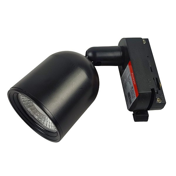 SPOT LED PARA TRILHO ELETRIFICADO PT 6500K 7W