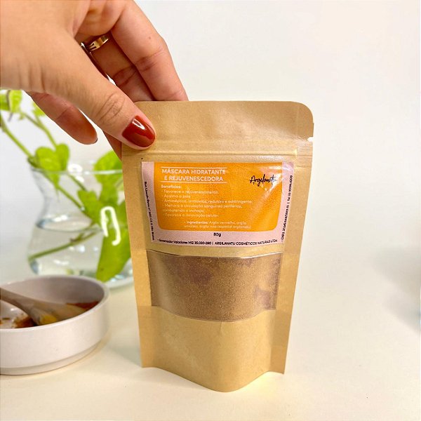Máscara Hidratante e Rejuvenescedora