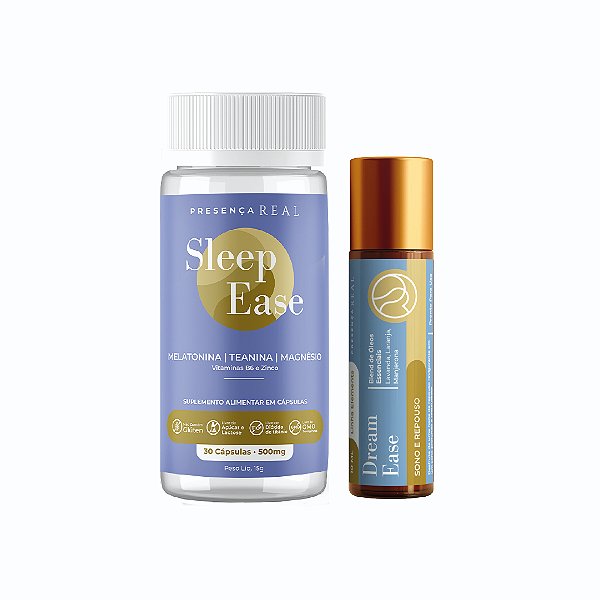 Suplemento - Sleep Ease + Blend Dream Ease - Sono Descano e Relaxamento
