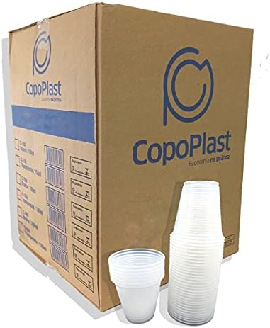 Copo Plástico de 180ml - Caixa com 2.500 unidades