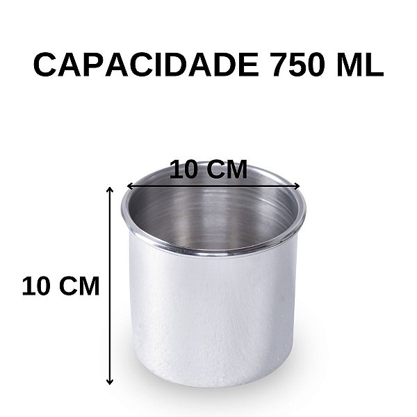 Forma Bolo Redonda Fundo Reto No 10 - Quantidades