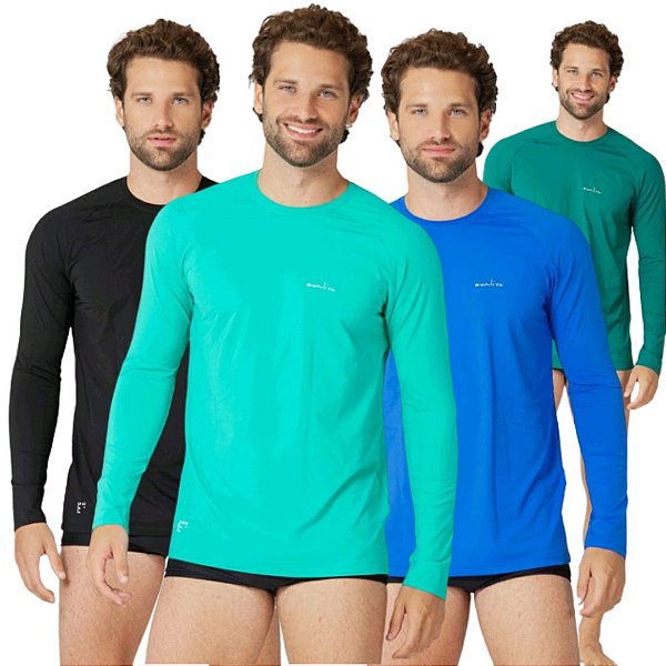 Camisa Uv masculina manga longa - Brisa Tropical moda praia e fitnes