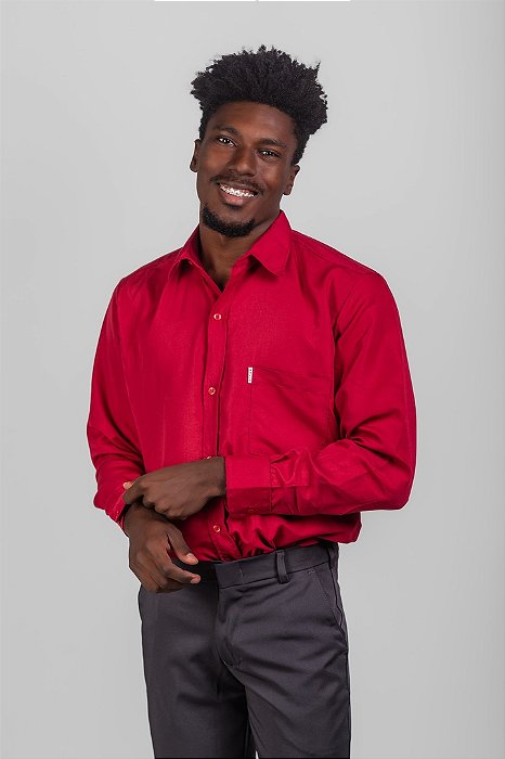 Camisa Social Manga Longa Marfinno