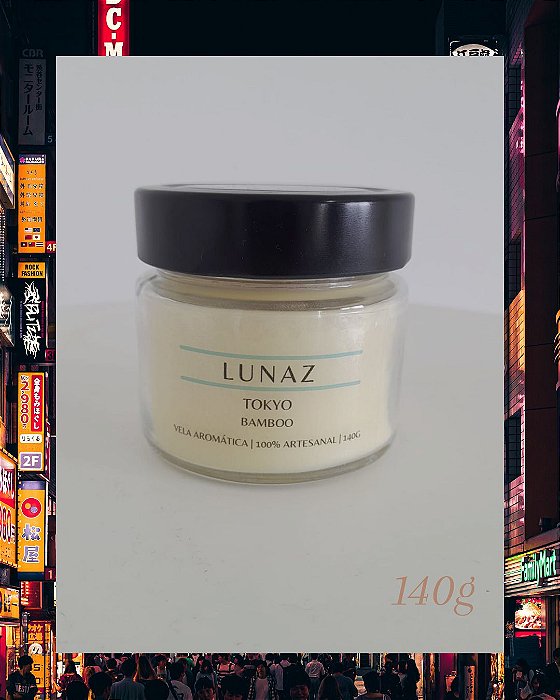 Vela Aromática Tokyo Bamboo 140g