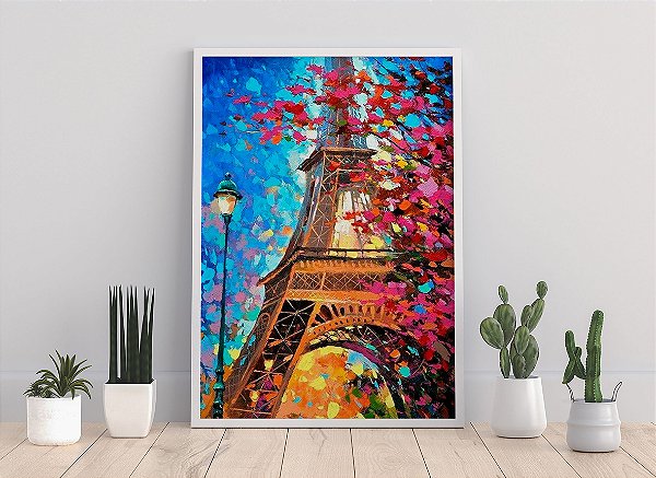 Quadro Artístico Torre Eiffel