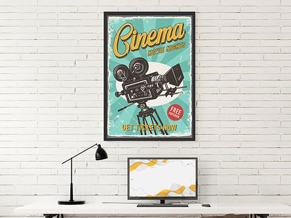 Quadro Decorativo Geek Cinema