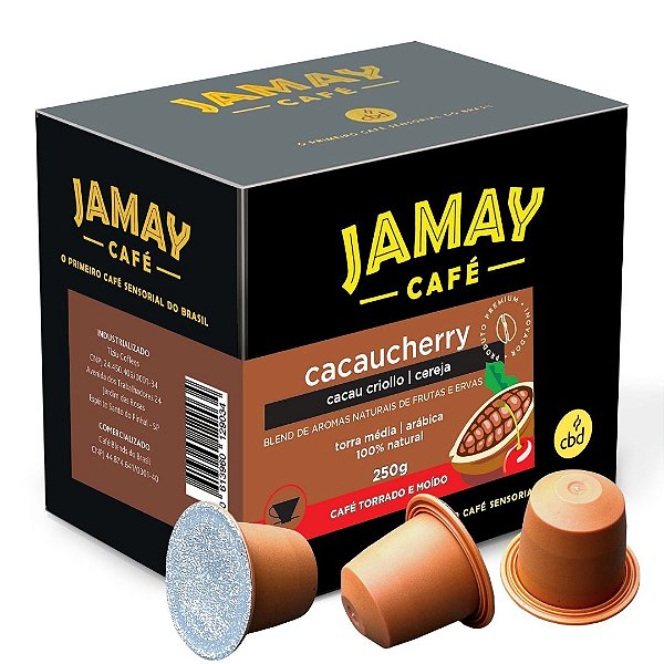 JAMAY Café CacauCherry - CÁPSULAS - 10 Cápsulas 50g