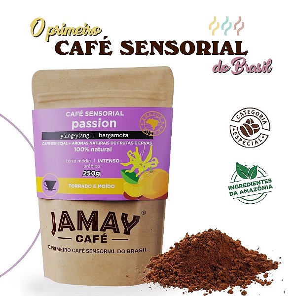 JAMAY Café Passion - MOÍDO - Sachê 250g