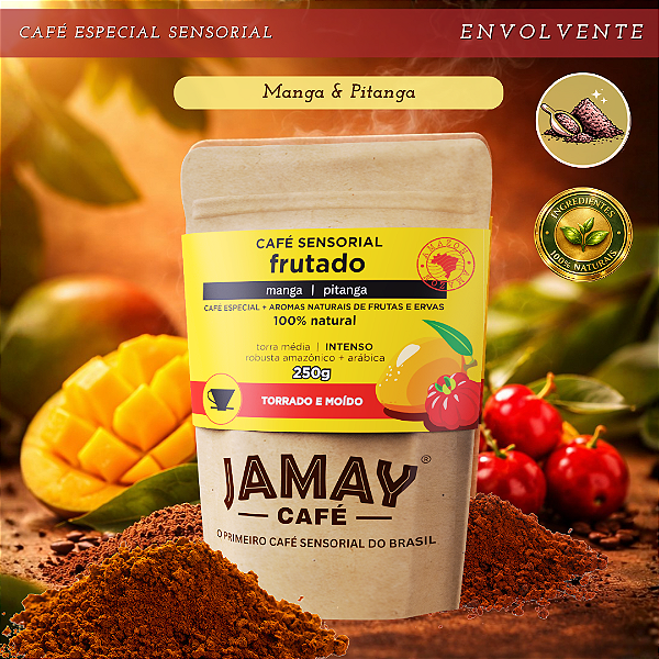 JAMAY Café Frutado - MOÍDO - Sachê 250g