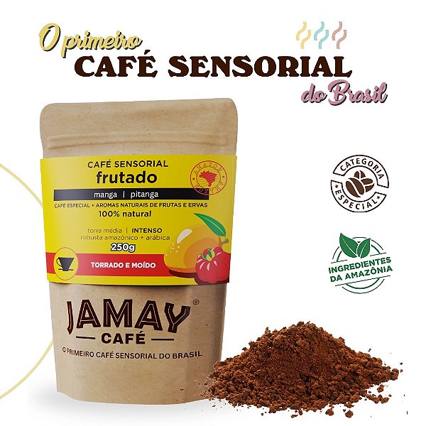JAMAY Café Frutado - MOÍDO - Sachê 250g