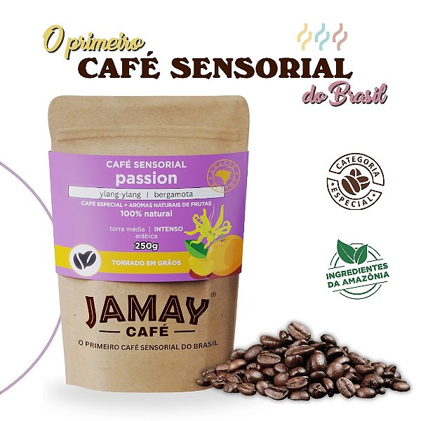 JAMAY Café Passion - GRÃOS - Sachê 250g