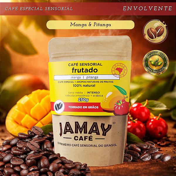 JAMAY Café Frutado - GRÃOS - Sachê 250g