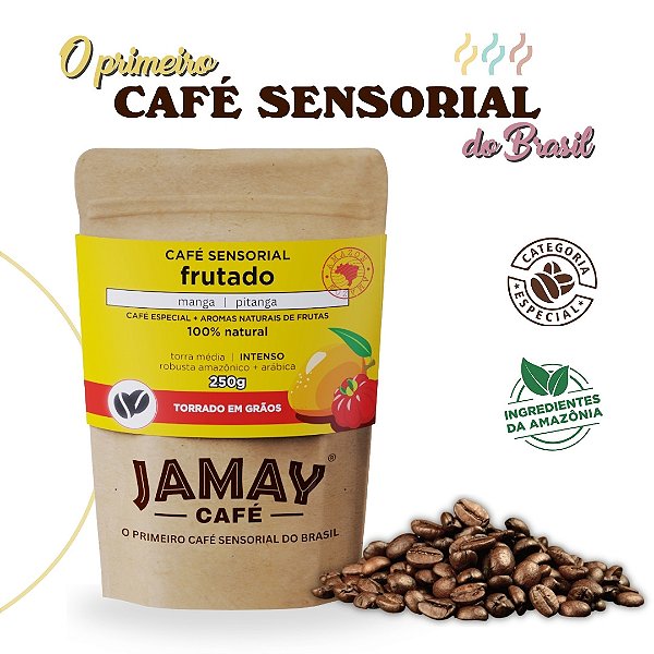 JAMAY Café Frutado - GRÃOS - Sachê 250g