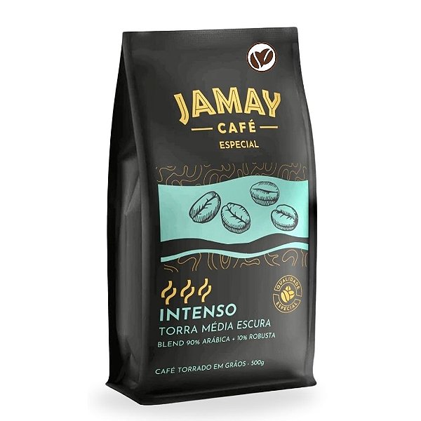 JAMAY Café Intenso - GRÃOS - Sachê 500g