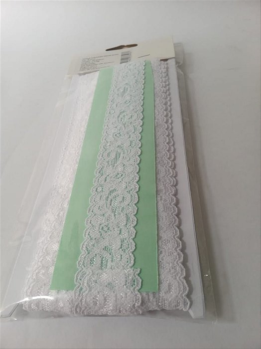 Renda Elastano Aqua 41195