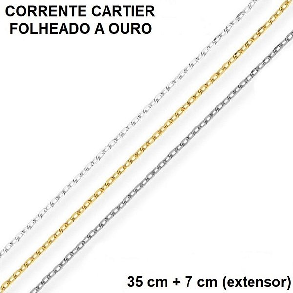 Corrente Folheada a Ouro