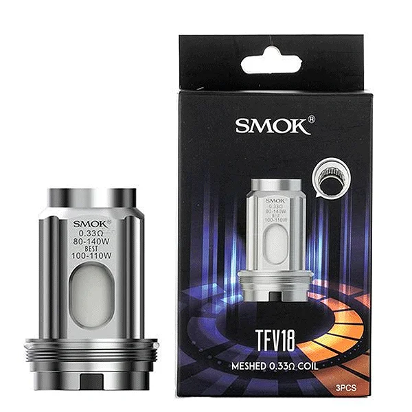 Coil / Resistencia TFV18 Meshed / Dual Mesh / RBA SMOK (Unidade