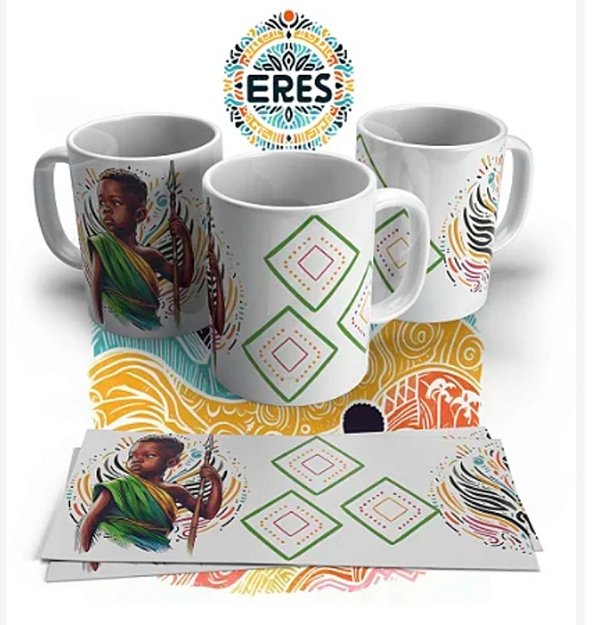 CANECA DE PORCELANA PERSONALIZADO ERÊS - 1046