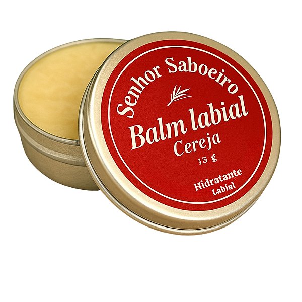 Hidratante Labial de Cereja - Hidratação, Proteção e Brilho