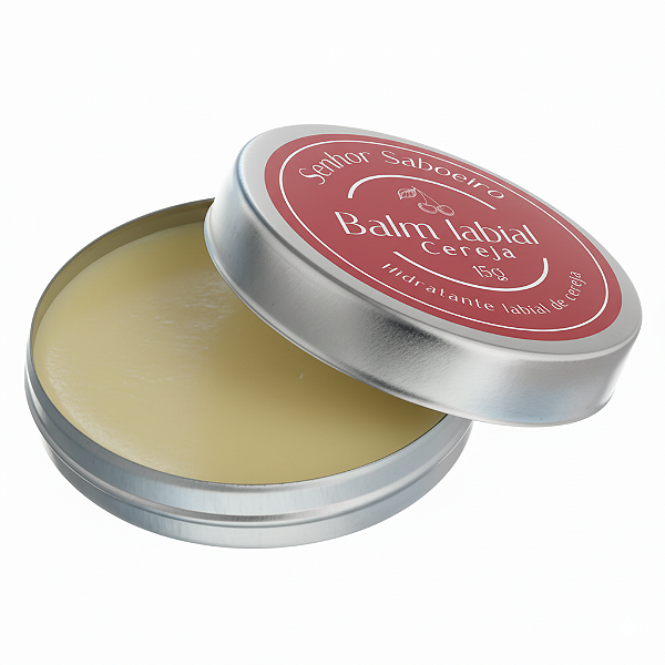 Hidratante Labial de Cereja - Hidratação, Proteção e Brilho