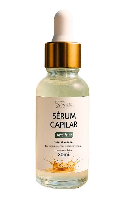 Sérum Capilar Antifrizz e Pontas Duplas - Volume, Anti Frizz, Pontas Duplas  - Não  Oleoso