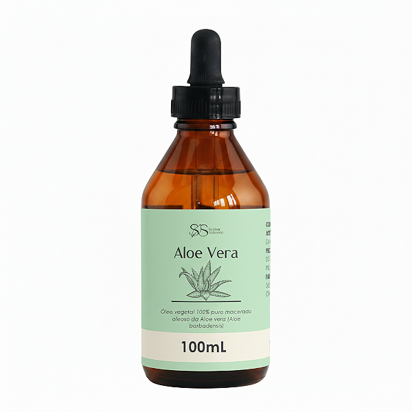 Óleo de Aloe Vera (Babosa) Puro - Cicatrizante, Queimaduras, Rejuvenescedor, Super hidratante