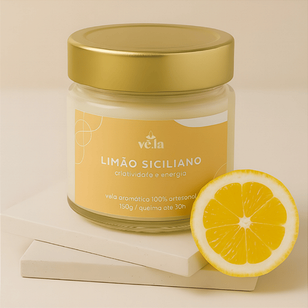 Vela Aromática de Limão Siciliano (150g)