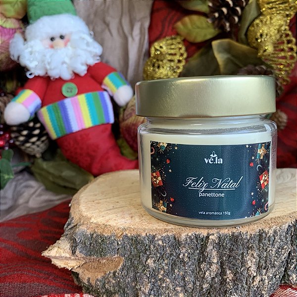 Vela Aromática de Panettone (150g) - Edição Limitada