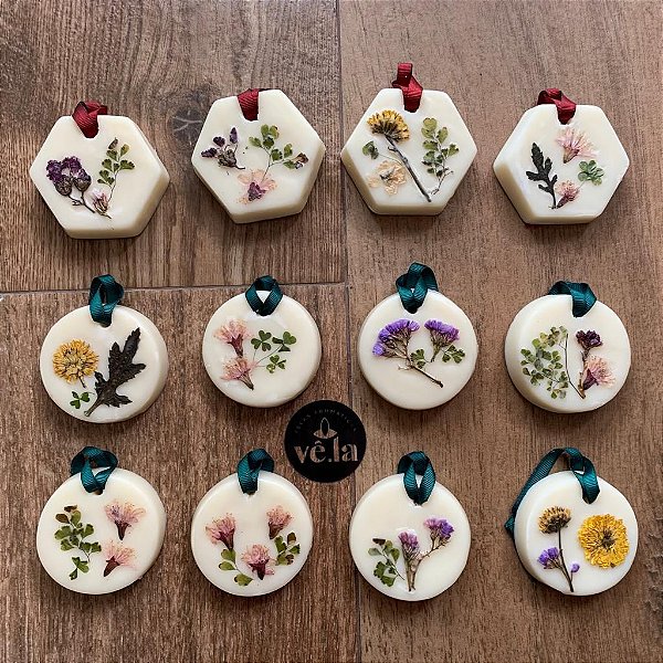 Sachê Aromático Pendente de Cera Vegetal