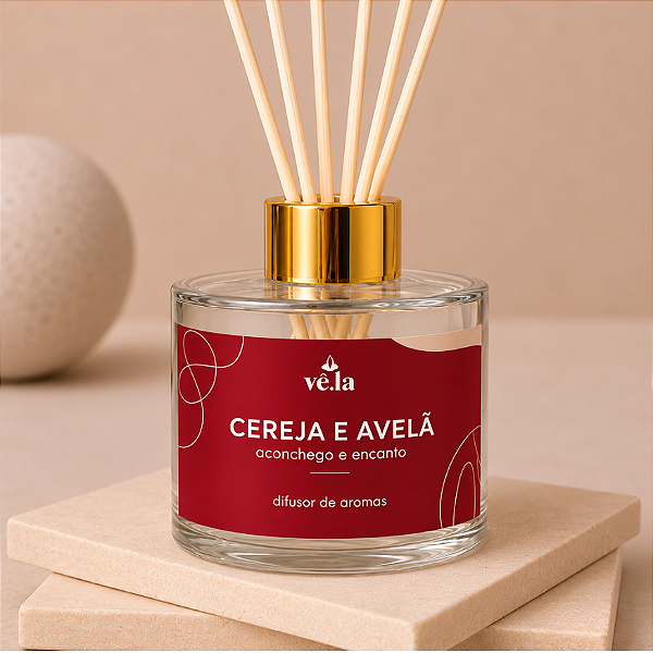 Difusor de Aroma Cereja e Avelã 240ml