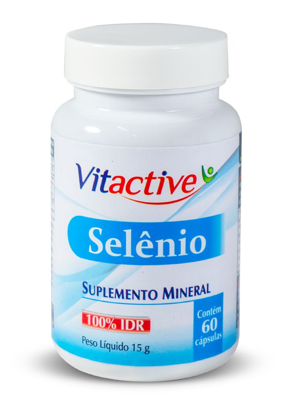 Selênio 60 Cápsulas Vitactive