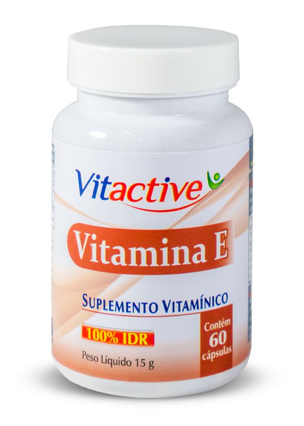 Vitamina E 10 UI 60 Cápsulas Vitactive